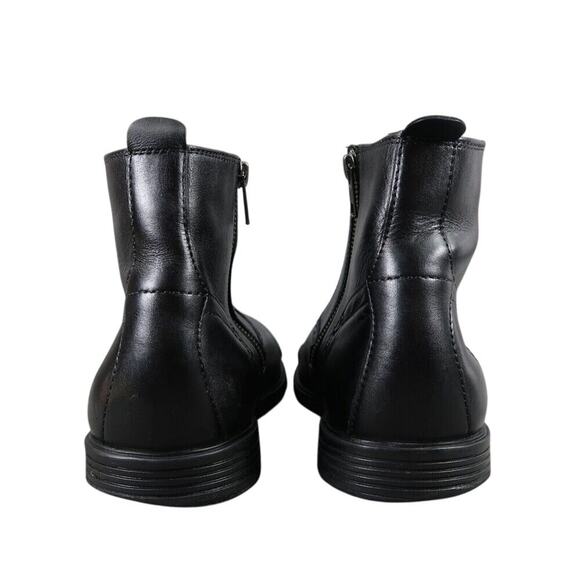 Hush Puppies Shoes Mens 10 Ankle Boots Shepsky Black Leather Zip Dress Classic main image 7